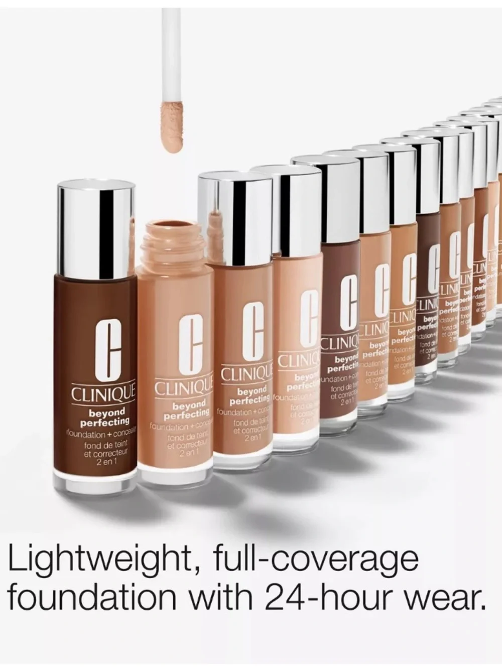 Clinique Beyond Perfecting Foundation + Concealer in WN 01 Flax 1oz BRAND NEW